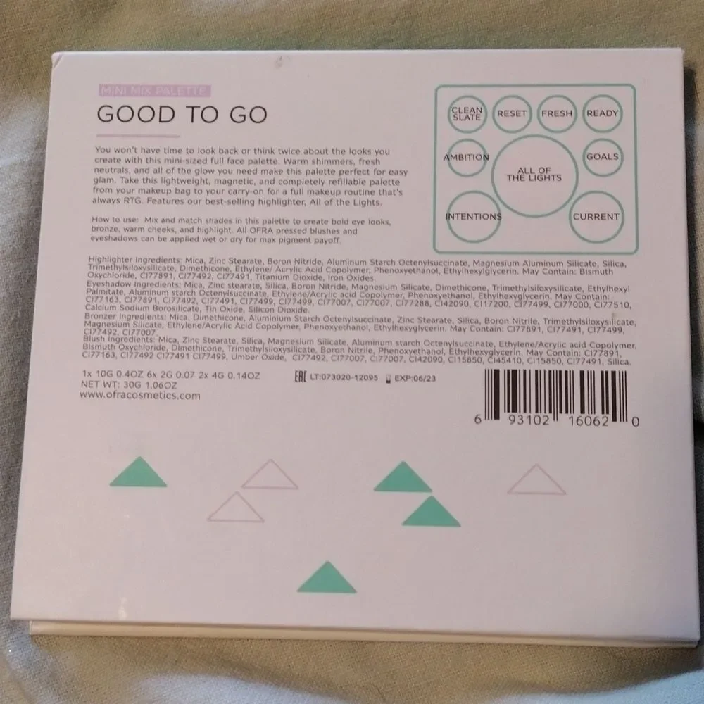 Ofra good to go mini mix face palette